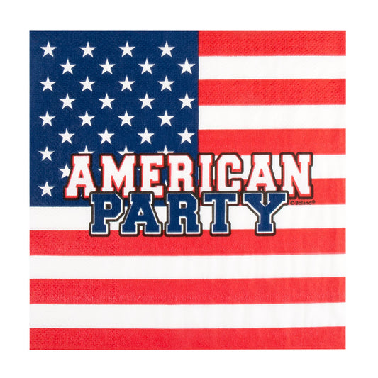 Nappe Drapeau Américain American Party - Décoration Fête USA