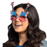 Lunettes Guitare Rock Étoiles USA - Accessoire Fête Musicale