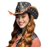 Chapeau Cowboy Étoiles et Rayures USA - Accessoire Déguisement