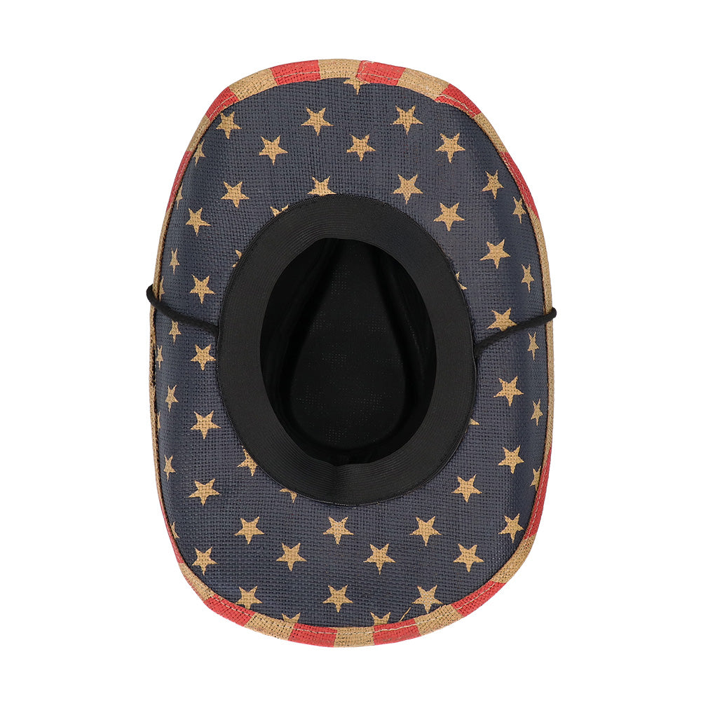 Chapeau Cowboy Étoiles et Rayures USA - Accessoire Déguisement