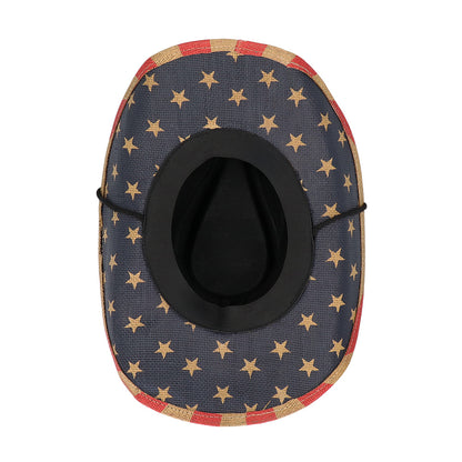 Chapeau Cowboy Étoiles et Rayures USA - Accessoire Déguisement