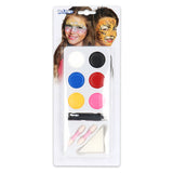 Kit Maquillage Fard Visage 6 Couleurs - Pinceau et Éponge