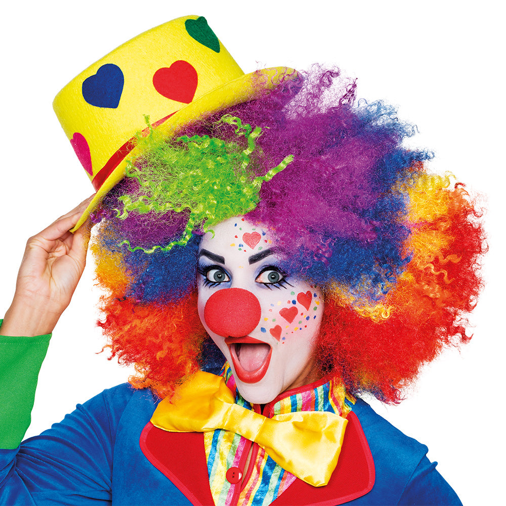 Kit de Maquillage Clown Complet - Fards, Nez et Accessoires