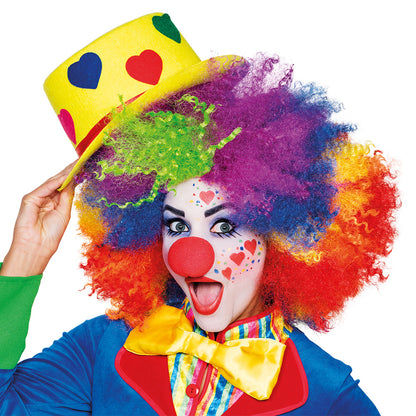 Kit de Maquillage Clown Complet - Fards, Nez et Accessoires