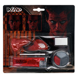 Kit Maquillage Démon Rouge - Fard, Crème & Accessoires