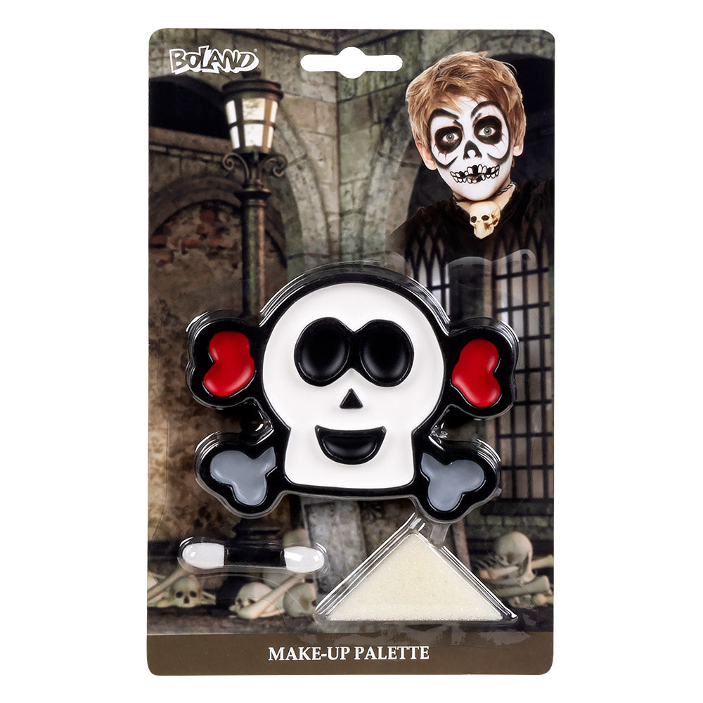 Palette de Maquillage Crâne - Maquillage Halloween Enfant