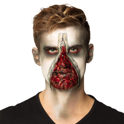 Kit Maquillage Zombie Fermeture Éclair - Faux Sang & Latex