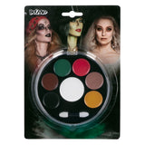 Palette Maquillage Halloween Sorcière - 8 Couleurs Professionnelles