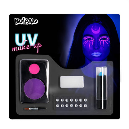 Maquillage UV Néon Fluo - Kit Complet Phosphorescent