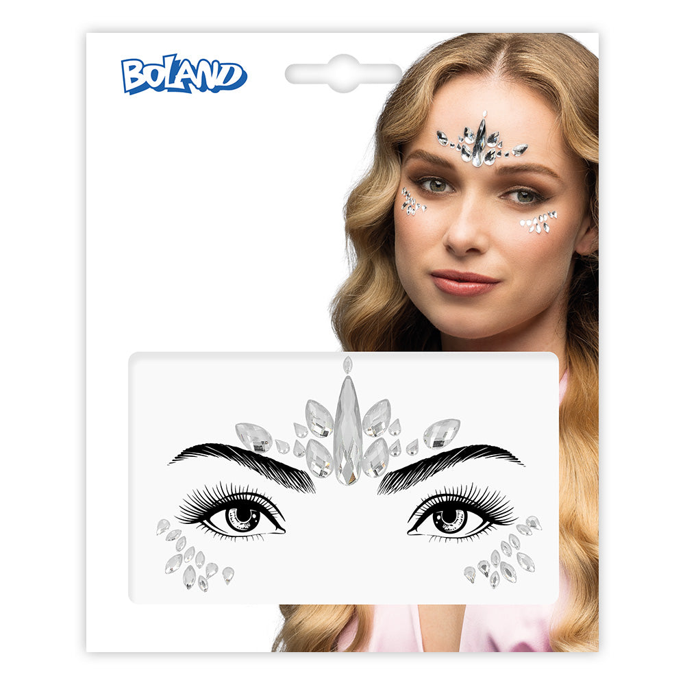 Bijoux Visage Cristaux Strass Bindi - Festival & Soirée