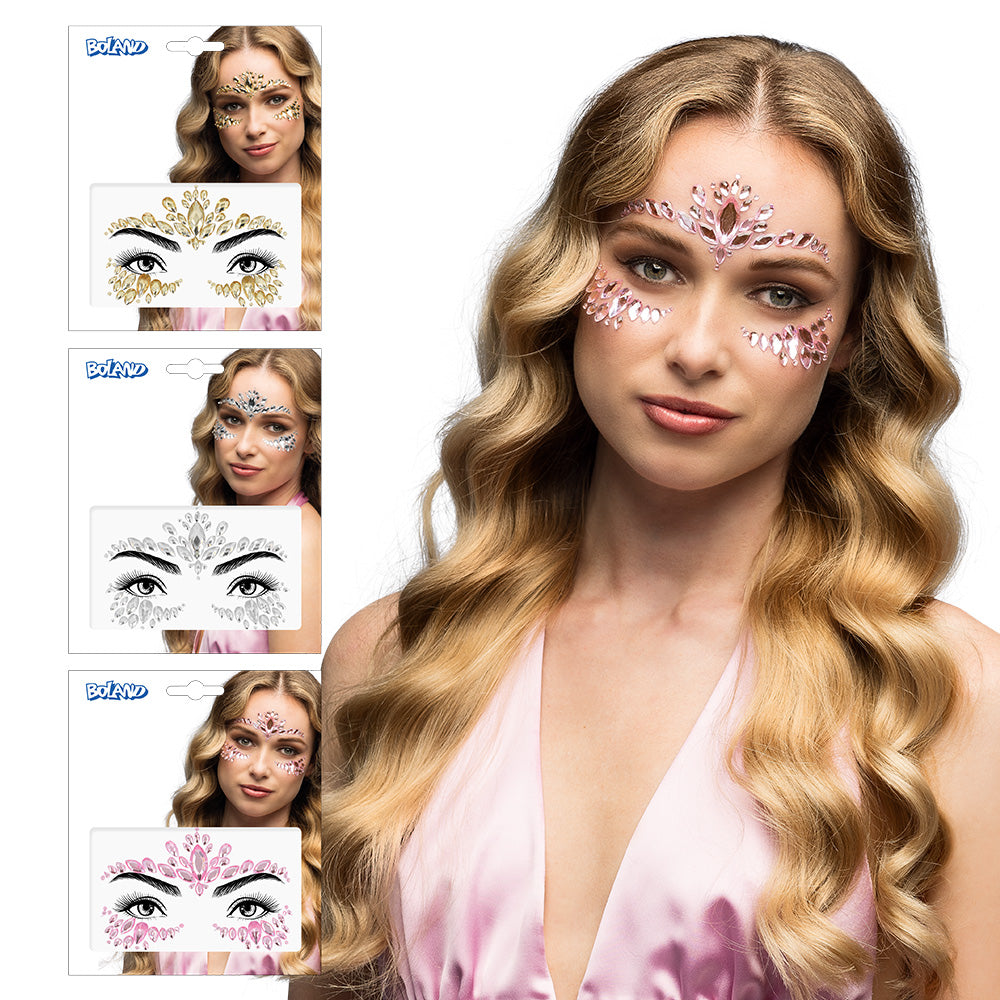 Strass Visage Luxe - Bijoux Frontaux Cristal Élégant