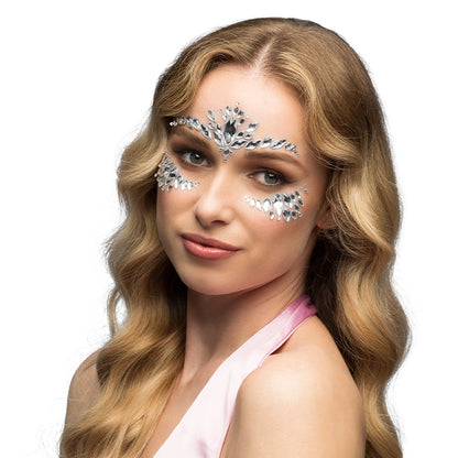 Strass Visage Luxe - Bijoux Frontaux Cristal Élégant