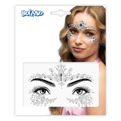 Strass Visage Luxe - Bijoux Frontaux Cristal Élégant