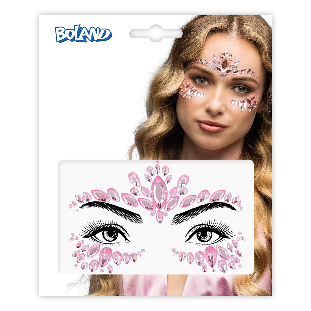 Strass Visage Luxe - Bijoux Frontaux Cristal Élégant