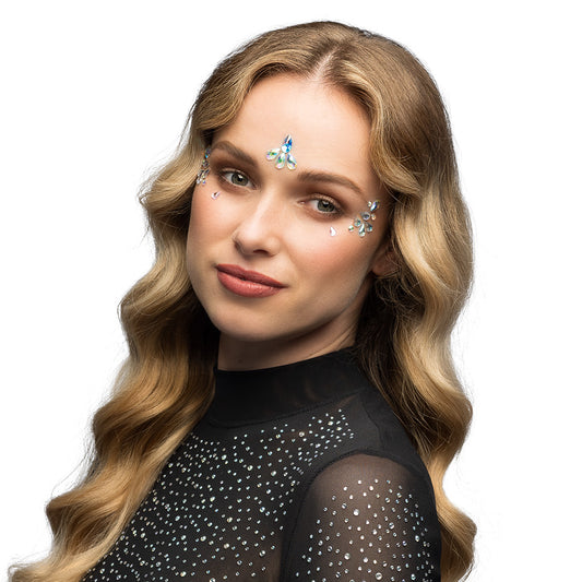 Bijoux visage paillettes - Strass et cristaux décoratifs