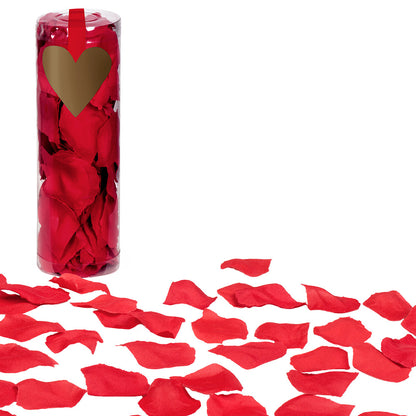Pétales de Rose Rouges Romantiques - Décoration Saint-Valentin