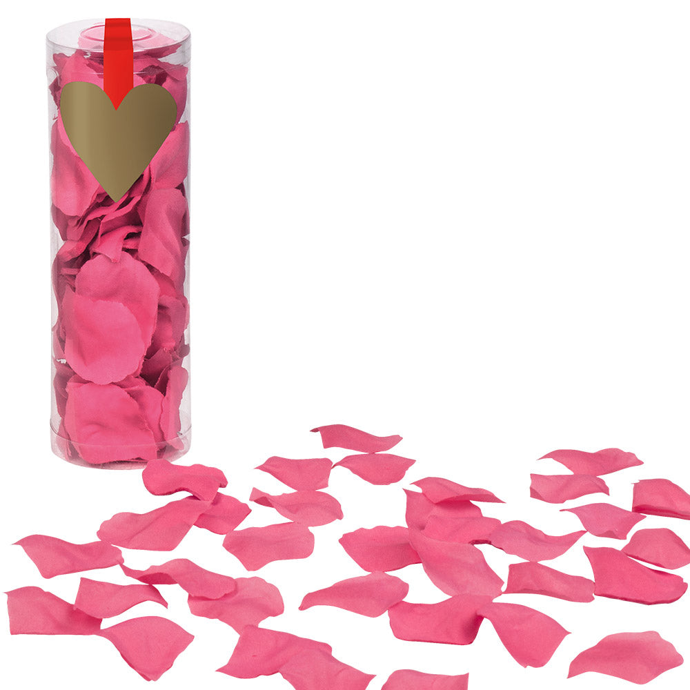 Pétales de Rose Rose Luxe - Confettis Romantiques pour Mariage