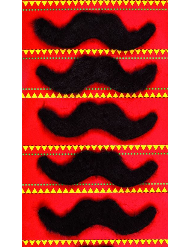 5 moustaches adhésives