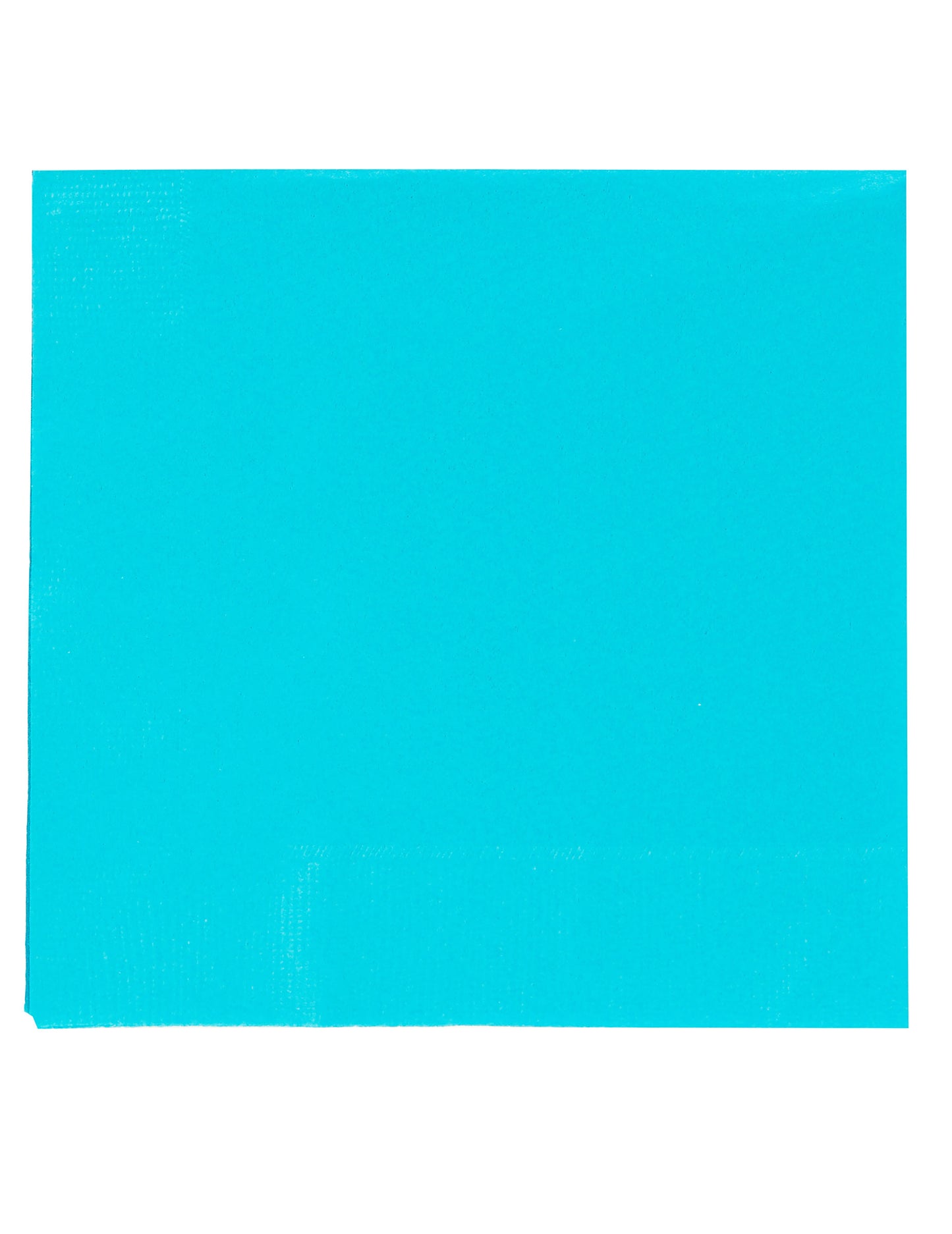 50 Serviettes turquoise 38 x 38 cm