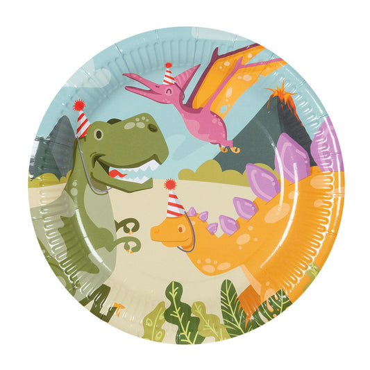 Assiettes Dinosaures Party - Décoration Anniversaire Enfant
