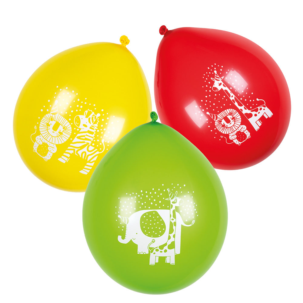 Ballons Animaux Safari - Lot de 3 Ballons Colorés Enfants
