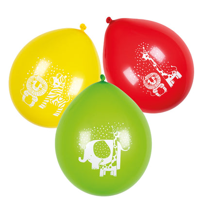 Ballons Animaux Safari - Lot de 3 Ballons Colorés Enfants