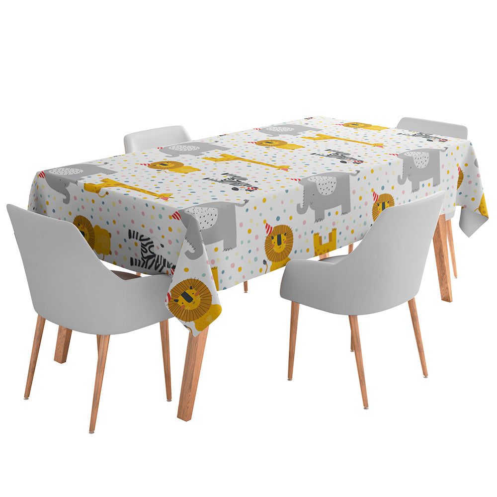Nappe Animaux de la Jungle 120x180cm - Décoration Fête Enfant