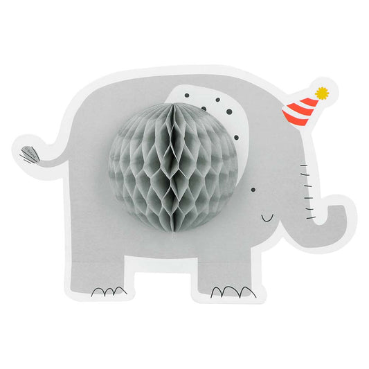 Décoration gâteau animaux de la savane avec pompons - Set de 4