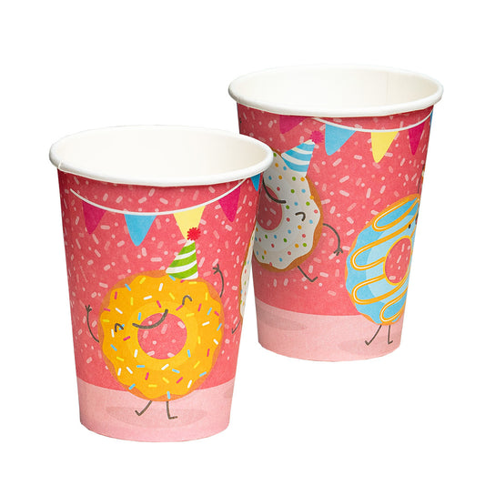 Gobelets Donuts Amusants - Décoration Fête Enfant Colorée