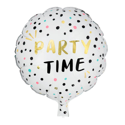 Ballon Hélium Party Time - Décoration Fête Anniversaire