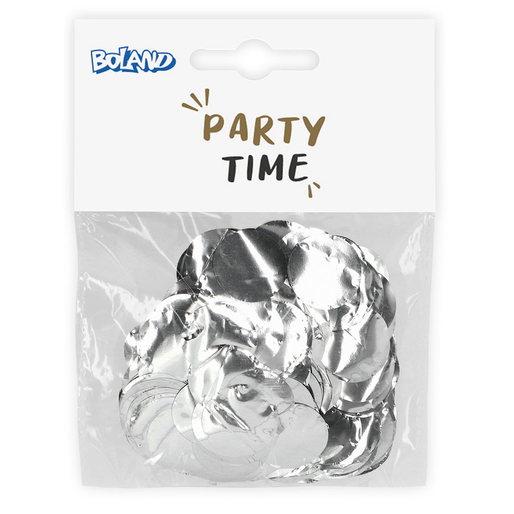 Confettis Argentés Métallisés - 100 Pièces pour Fête et Célébration