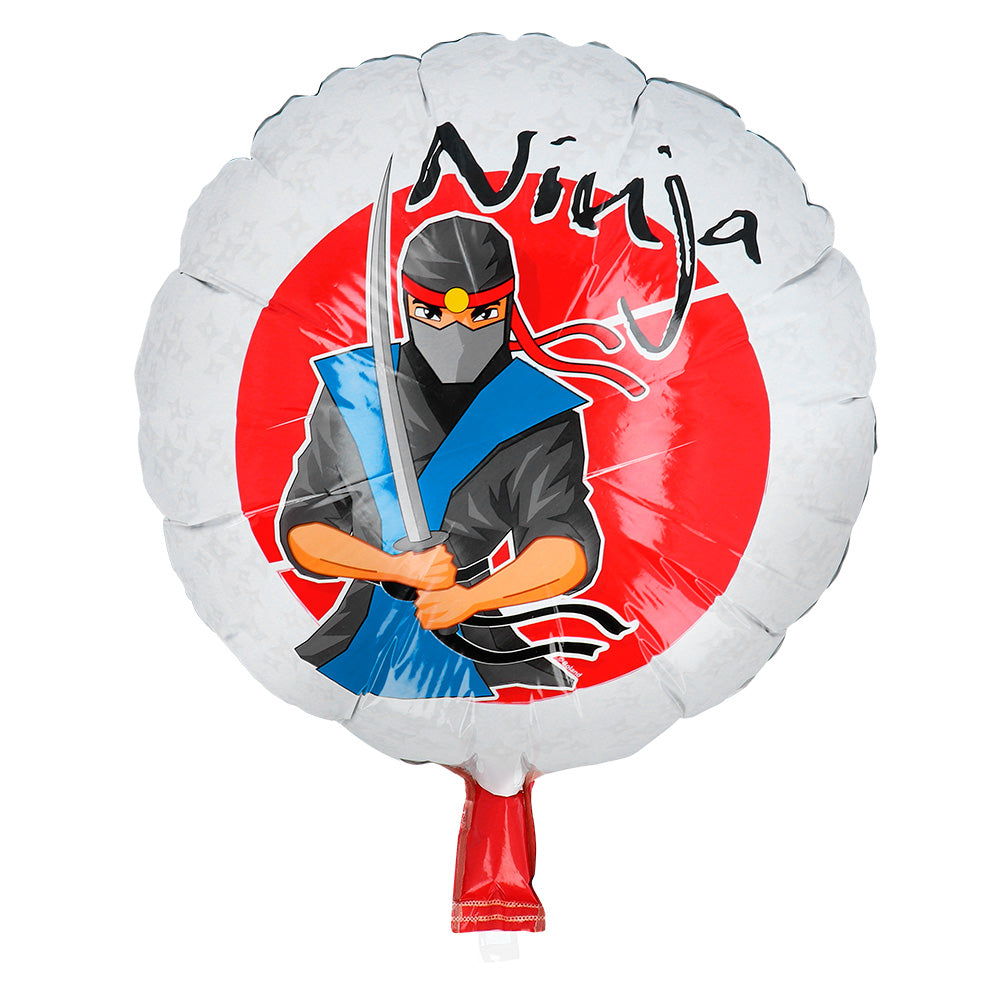Ballon Hélium Ninja Guerrier - Décoration Fête Anniversaire