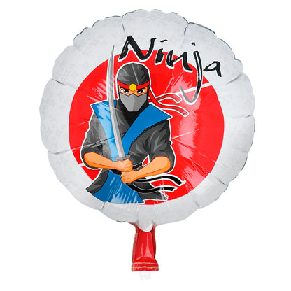 Ballon Hélium Ninja Guerrier - Décoration Fête Anniversaire