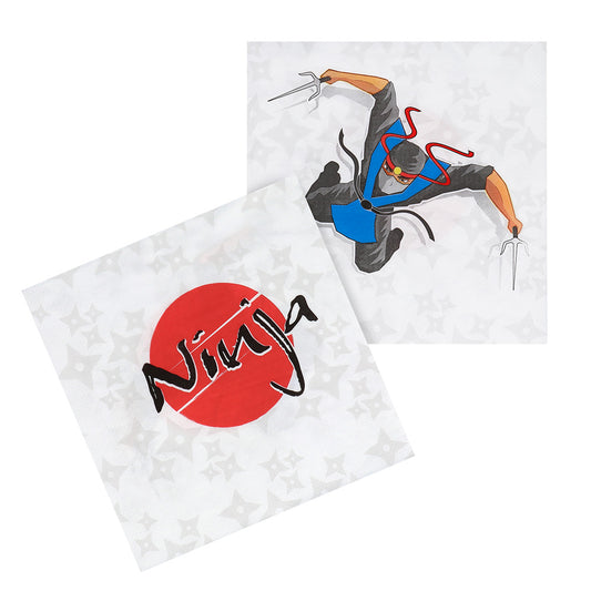 Assiettes Ninja Guerrier - Décoration Fête Anniversaire Enfant