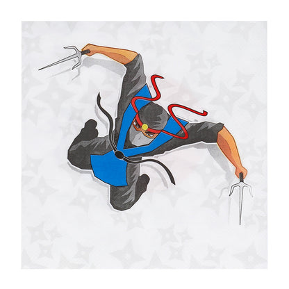 Assiettes Ninja Guerrier - Décoration Fête Anniversaire Enfant