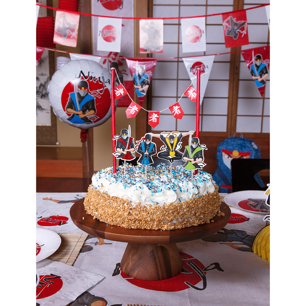 Assiettes Ninja Guerrier - Décoration Fête Anniversaire Enfant