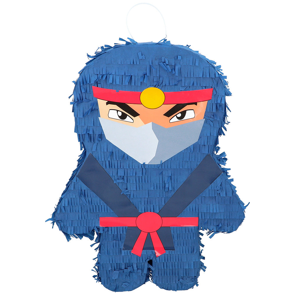 Piñata Ninja Bleu - Décoration Fête Thème Samouraï