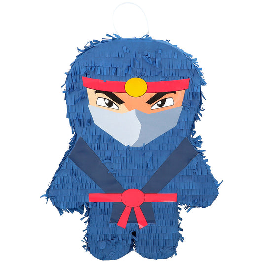 Piñata Ninja Bleu - Décoration Fête Thème Samouraï
