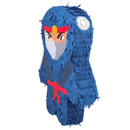 Piñata Ninja Bleu - Décoration Fête Thème Samouraï