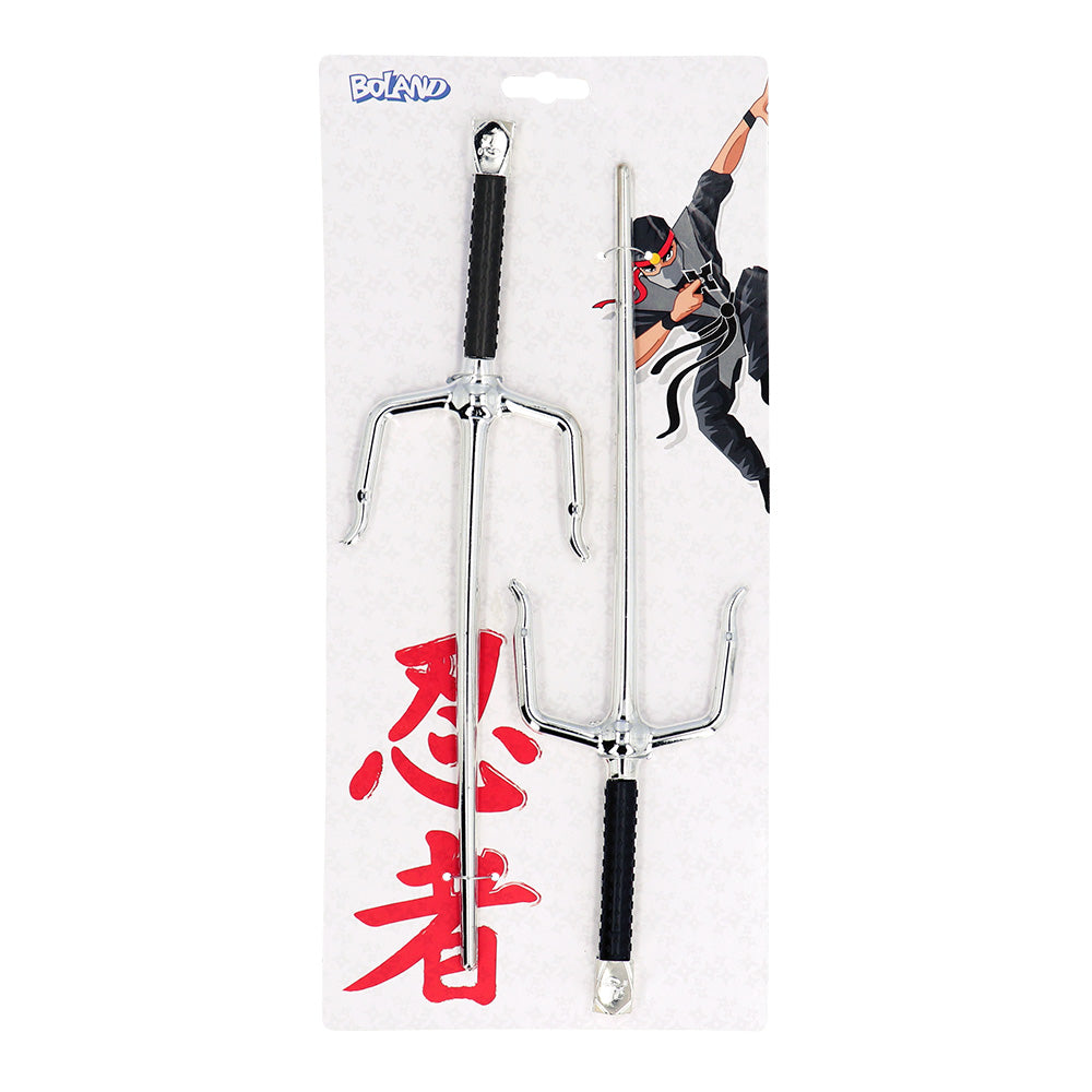 Épées Ninja Enfant - Set 3 Fourches Samouraï Accessoires