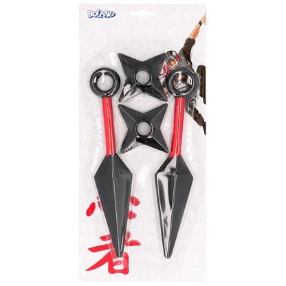 Déguisement Ninja Enfant Bleu - Costume avec Armes