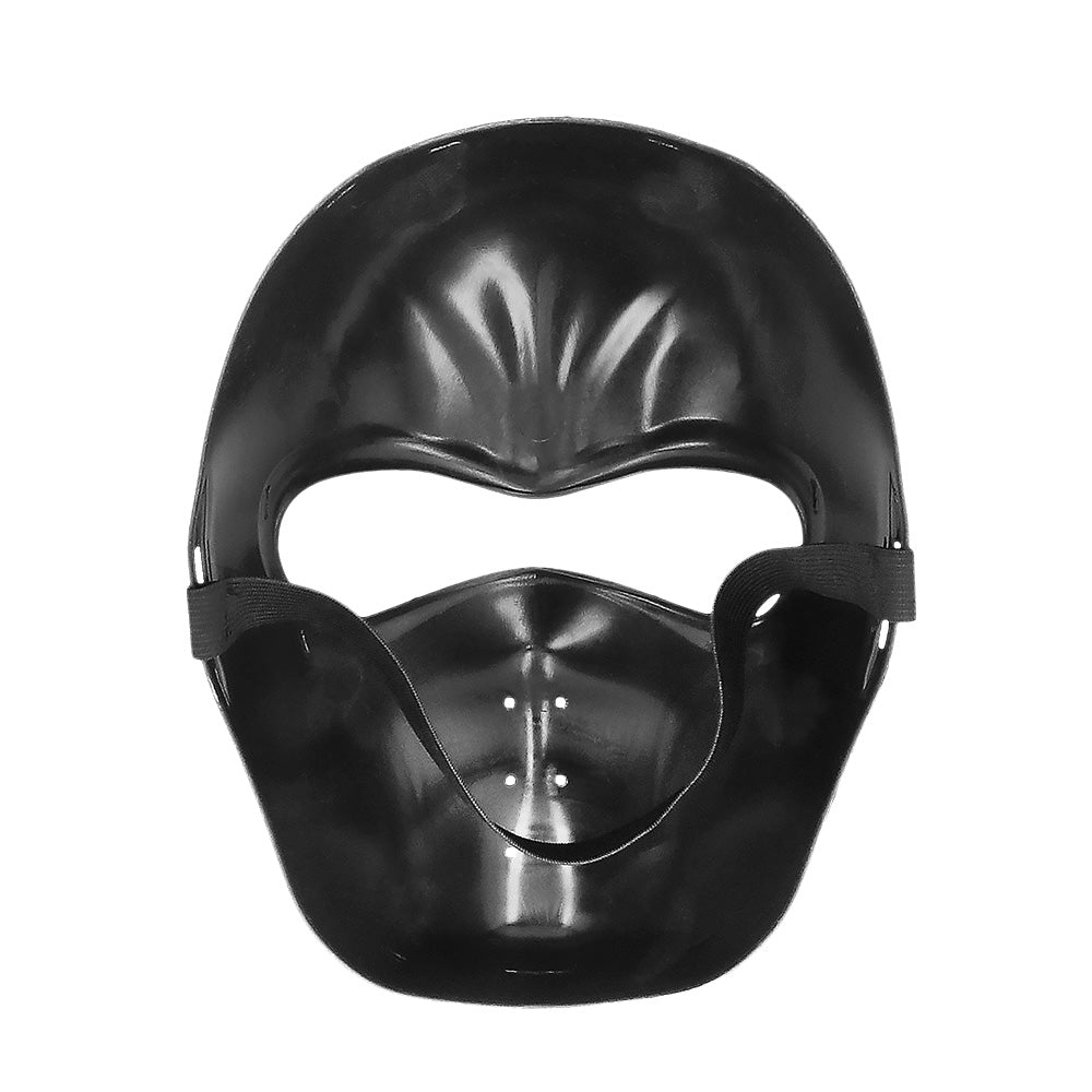Masque Ninja Noir et Rouge avec Épée - Déguisement Complet