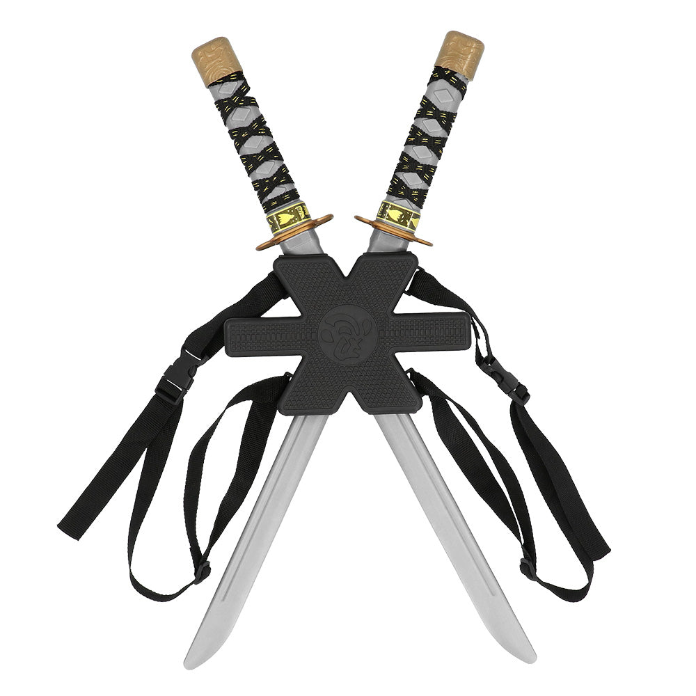 Épées Ninja Samouraï avec Harnais - Set Guerrier Médiéval