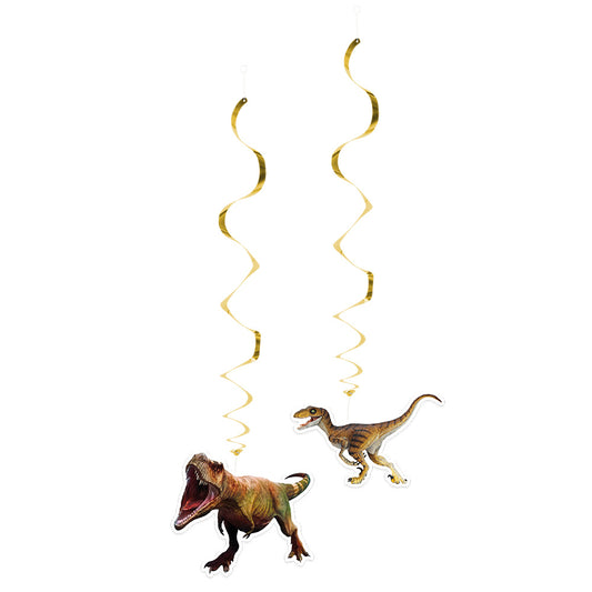 Décoration Spirale Dinosaures 85cm - Suspensions Fête Dino