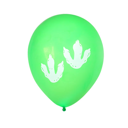 Ballons Dinosaure 25cm - Lot de 6 avec Empreintes Préhistoriques