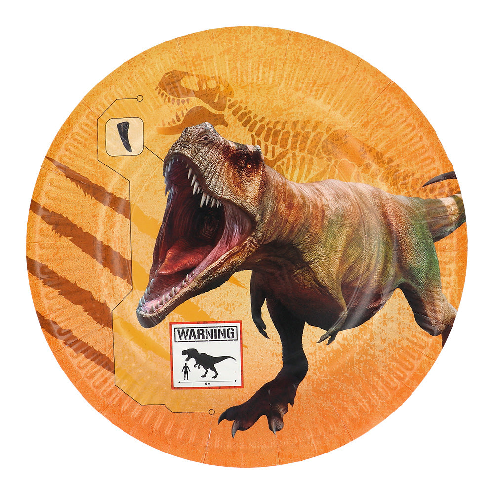 Assiettes Dinosaure T-Rex - Décoration Fête Dinosaures