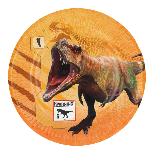 Assiettes Dinosaure T-Rex - Décoration Fête Dinosaures