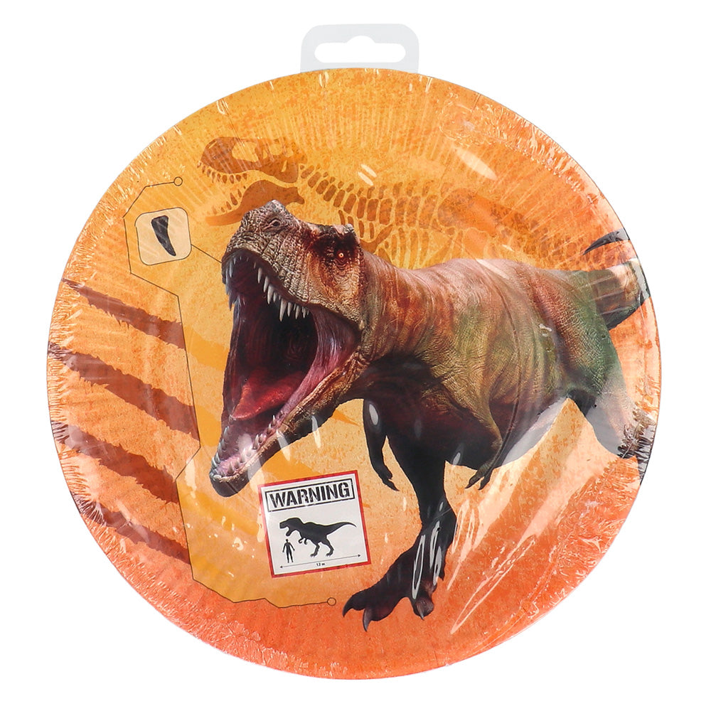 Assiettes Dinosaure T-Rex - Décoration Fête Dinosaures