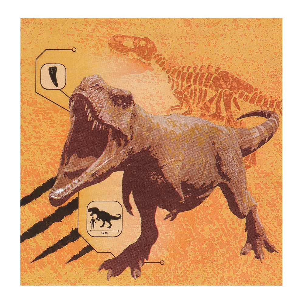 Lot Serviettes Dinosaures - Décoration Anniversaire Enfant