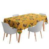 Nappe Dinosaures Jaune - Décoration Table Fête Enfant
